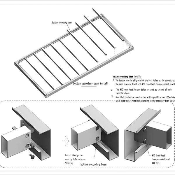 CBC Detachable container house specifications_floor beams install_10