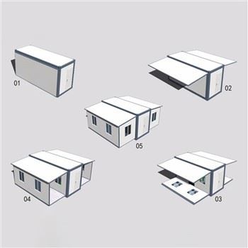 Casa de containere extensibile pliabile