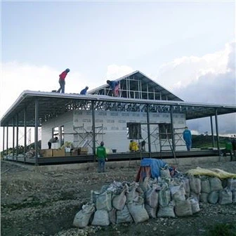 Vilă din oțel ușor cu design modern