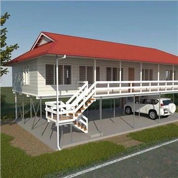 Case prefabricate cu design cu două dormitoare